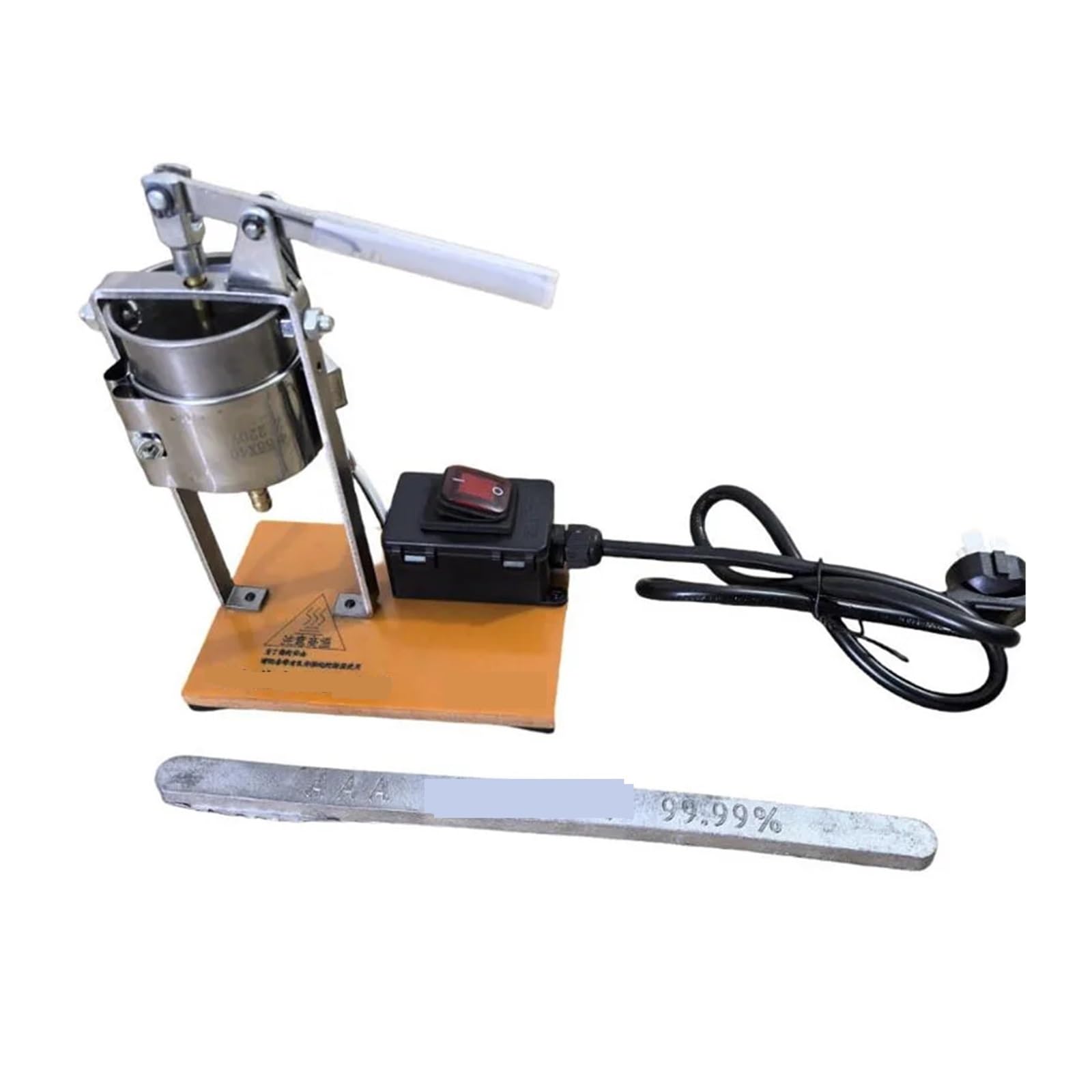 Horno de fundición de plomo, horno de estaño de alimentación automática con e de plomo for señuelos, horno de plomo tipo palanca Eficiencia