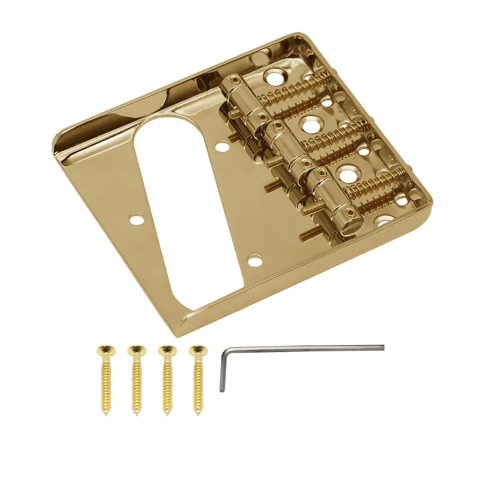 Mostek Gitarowy Stalowy Mostek Do Gitary Elektrycznej Z 3 Siodełkami 10,8 Mm Akcesoria Instrumentów Muzycznych