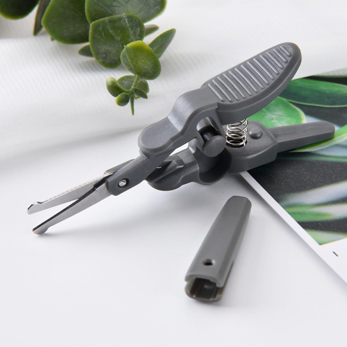 Head Nose Hair Scissors and Eyebrow Grooming Scissors Small Stainless Steel for Men and Women Facial Hair Care