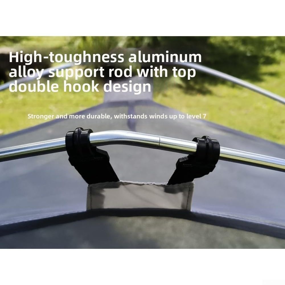 Tenda Ultraleggera 1 Posto Impermeabile 1.7kg Doppio per strato | Doppio per strato impermeabile, peso 1.7kg, ideale trekking, ciclismo, avventura outdoor(Cloud Blue 210*90*100cm)