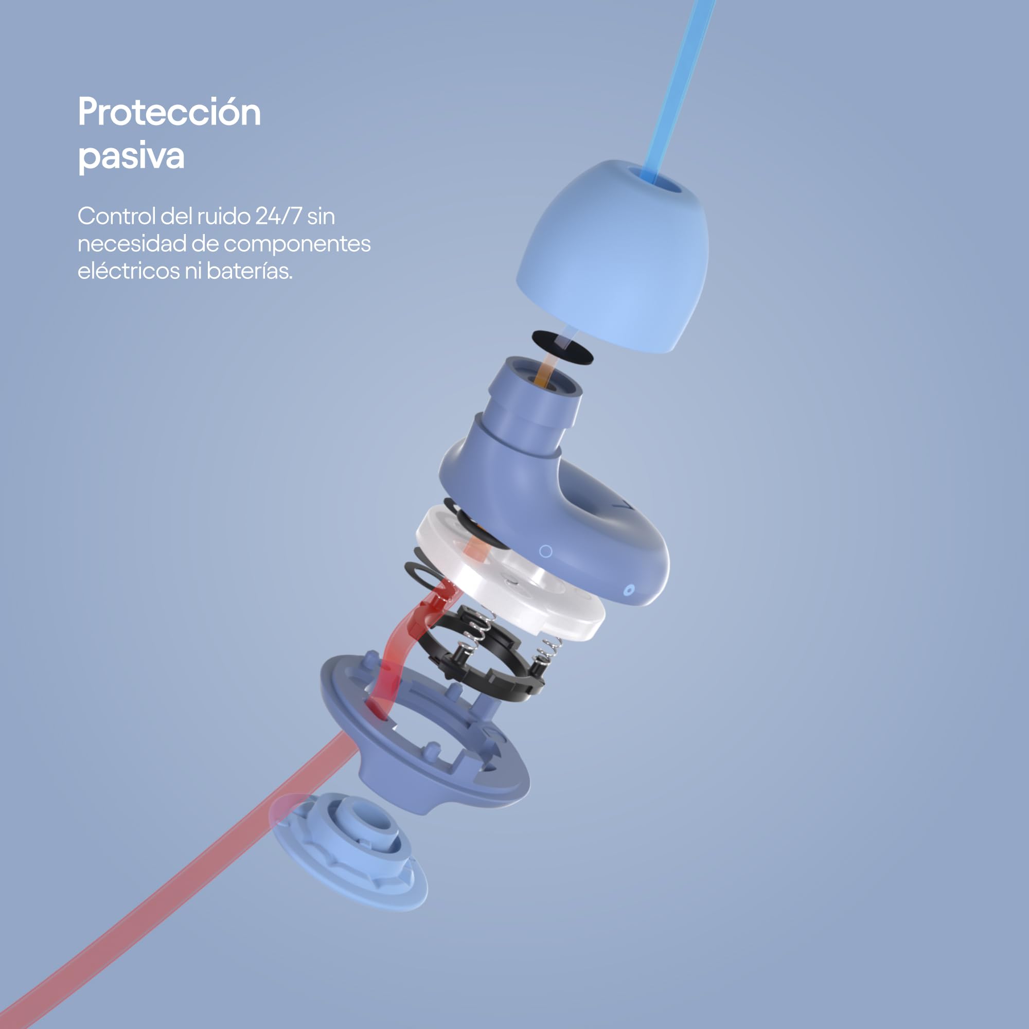 Tapones Loop Switch - Tapones antirruido con varios modos | Protección auditiva pasiva ajustable para la concentración, viajes, socialización y sensibilidad al ruido | Protección auditiva reutilizable