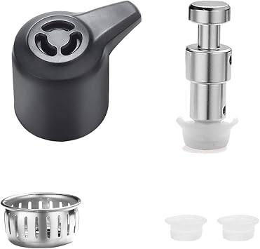 Steam Release Handle Float Valve Instant Pot Duo/Duo Plus 3 6 Quart with Float Valve Gasket Replacement Parts and Block Shield