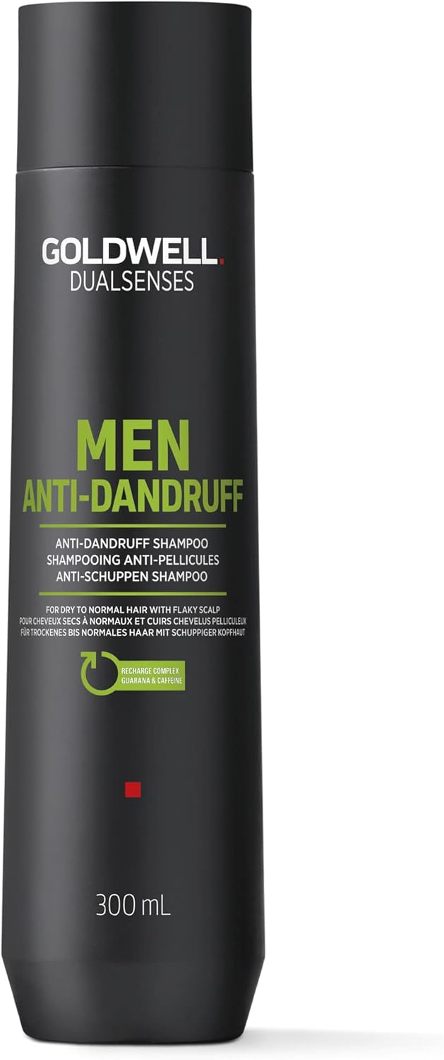 Goldwell Dualsenses Men Anti-Dandruff Shampoo voor droog tot normaal haar met schilferende hoofdhuid, 300 ml