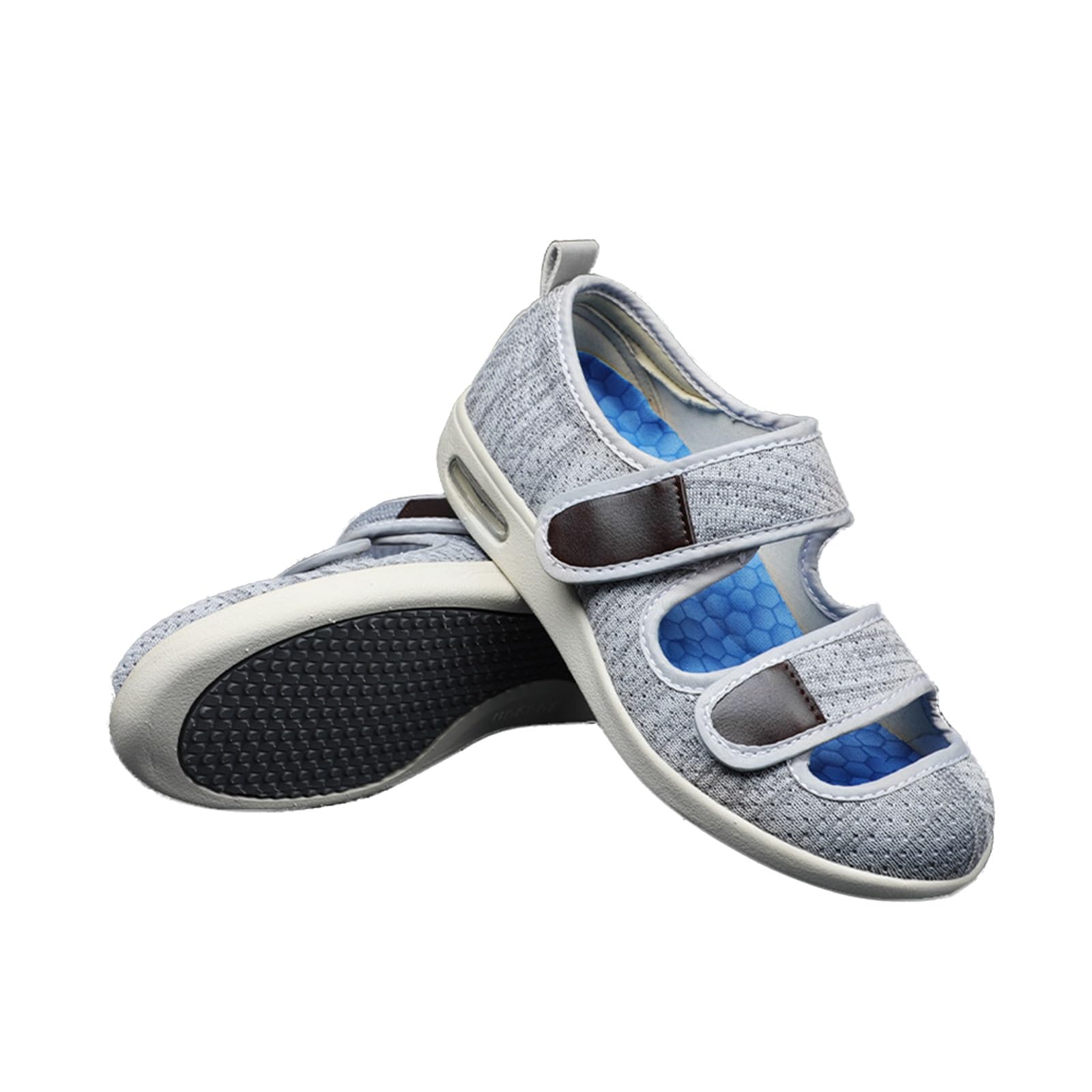 Damskie Buty Z Obrzękami O Dużej Szerokości Oddychająca Pianka Zapamiętująca Kształt Lekkie Trampki Do Chodzenia Dla Osób Starszych Opuchniętych Stóp Lato