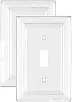 Vista 12 de Monarch Abode Placa de Pared de Palanca de 1-Gang, Placa de Pared de Interruptor Individual de Metal Arquitectónico, Placa de Cubierta Decorativa