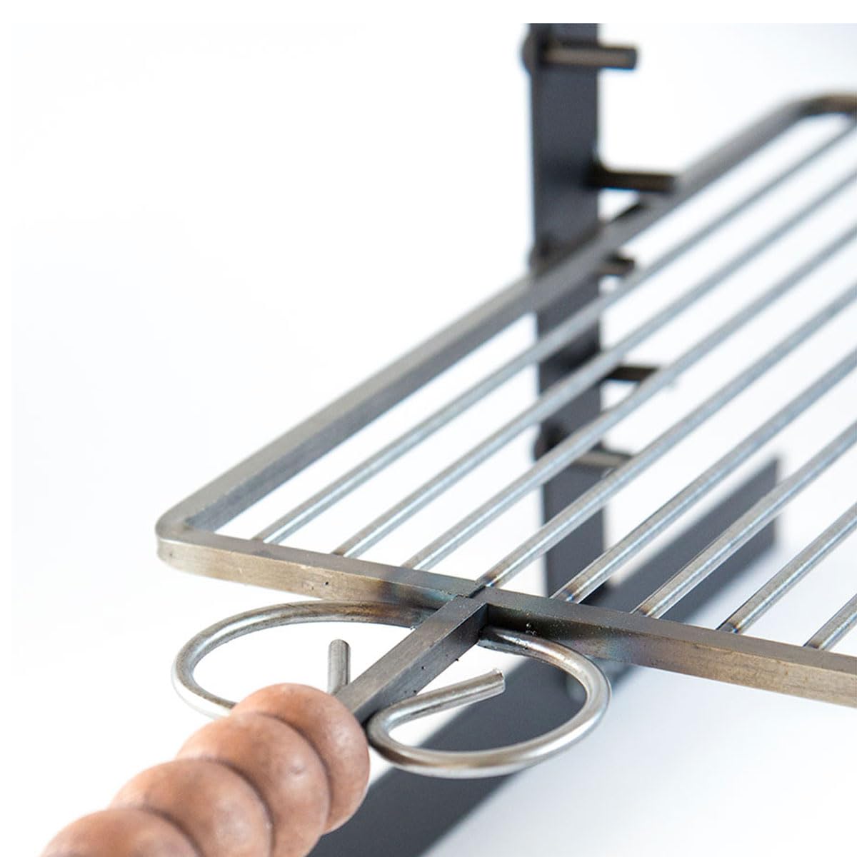 CRUCCOLINI Grill Grille avec Base soutien et hauteur réglable, 40 x 37 cm