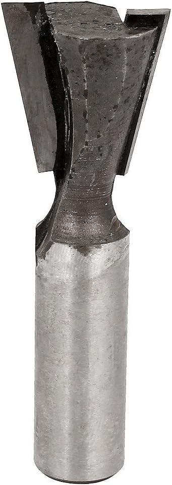 uxcell Woodworking 1/2" Shank 7/8" Cutting Dia 12 Degree Dovetail Router Bit