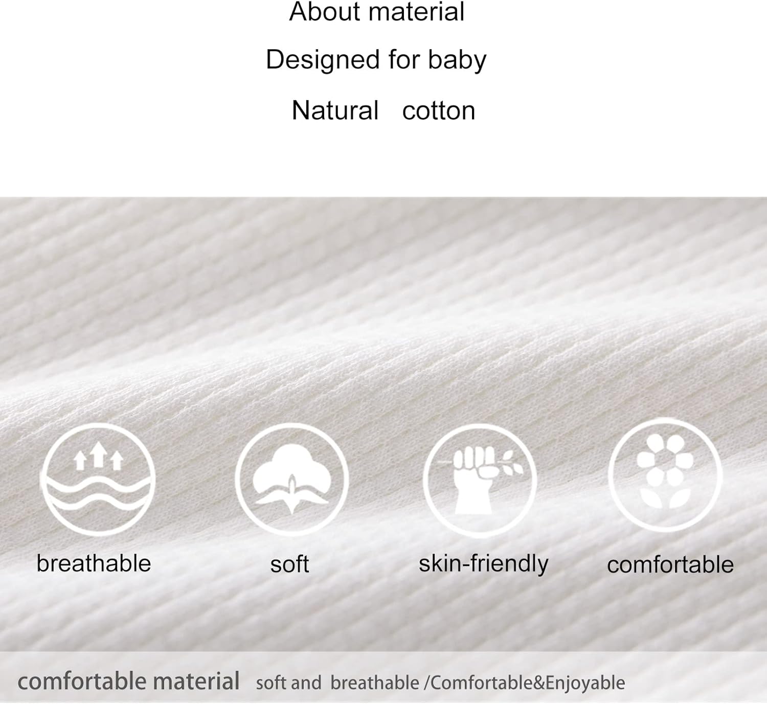 pureborn Baby Boys Girls Bodysuit Super Soft Cotton Romper 0-24 Months - Image 8