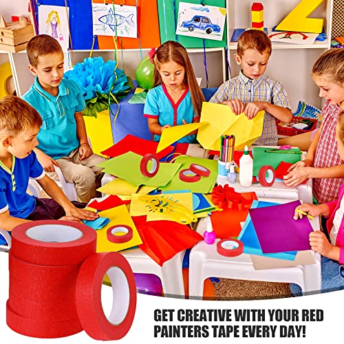 20 Rolls Painters Tape Masking Tape Bulk 1 Inch X 55 Yard, General Purpose Paint Tape Removable Adhesive Tape Multi Surface Paper Tape For Painting Labeling Packing School Supplies #TOP5