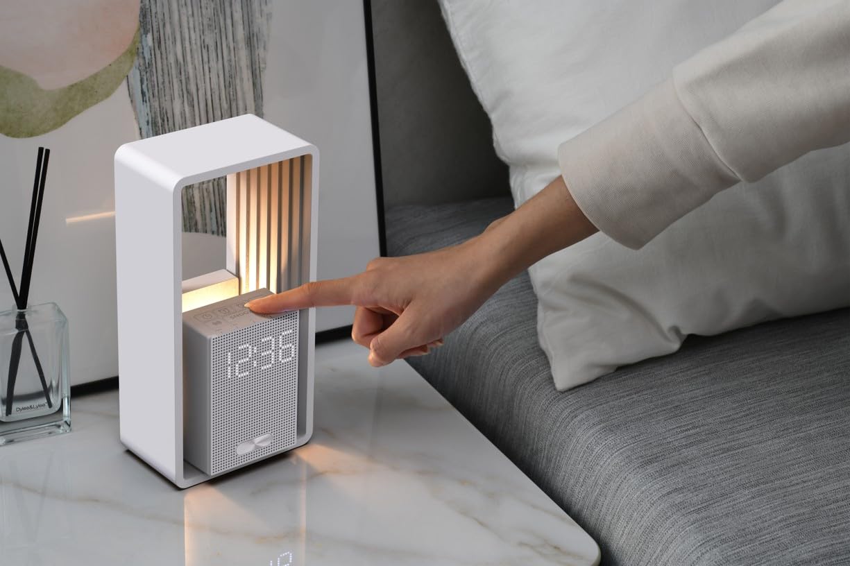 IMMAX Budzik LED Calm z odgłosami relaksu
