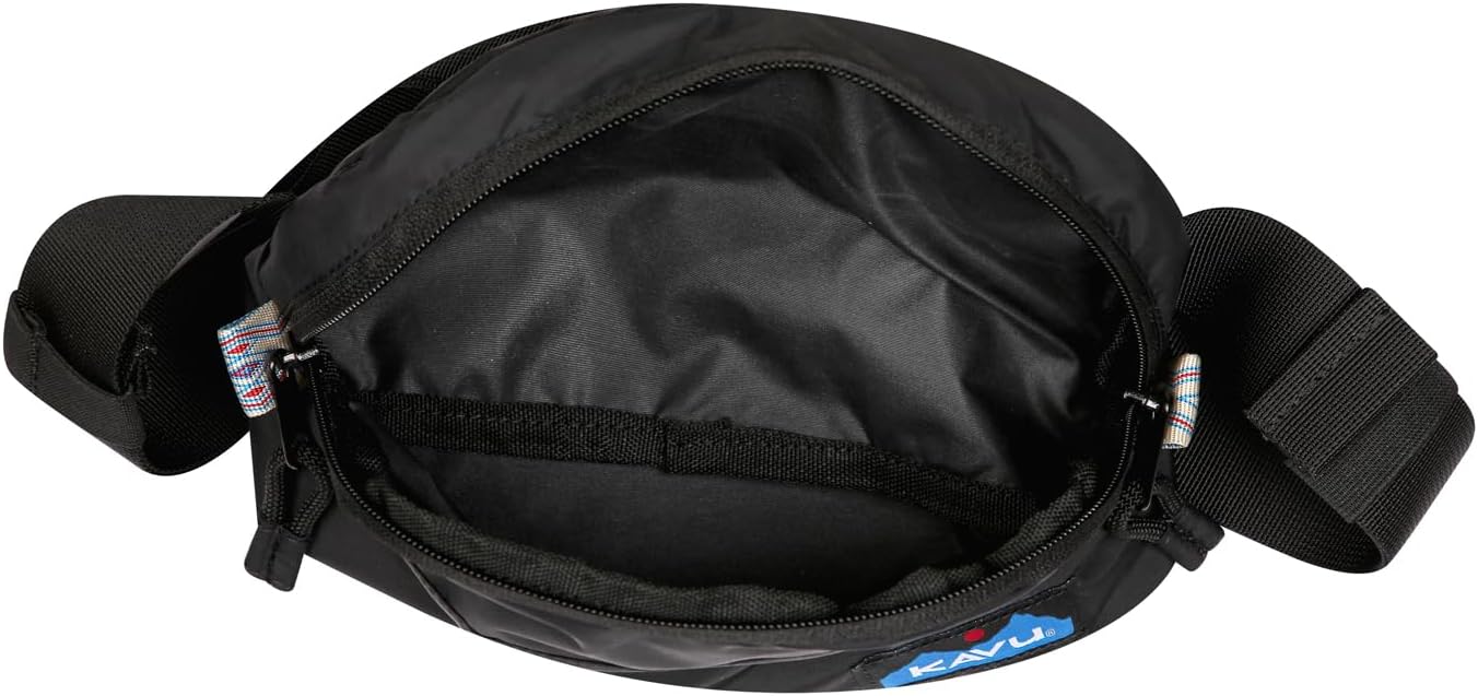 KAVU Half Pint Packable Belt Bag with Adjustable Straps - Blackout - Image 3