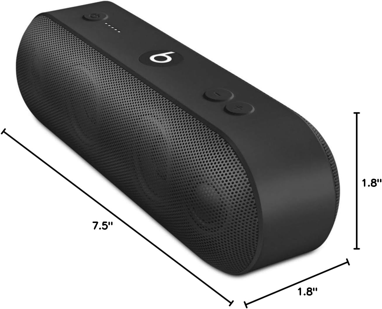 Beats Pill Plus Wireless Bluetooth Portable Speaker - Black (Renewed)