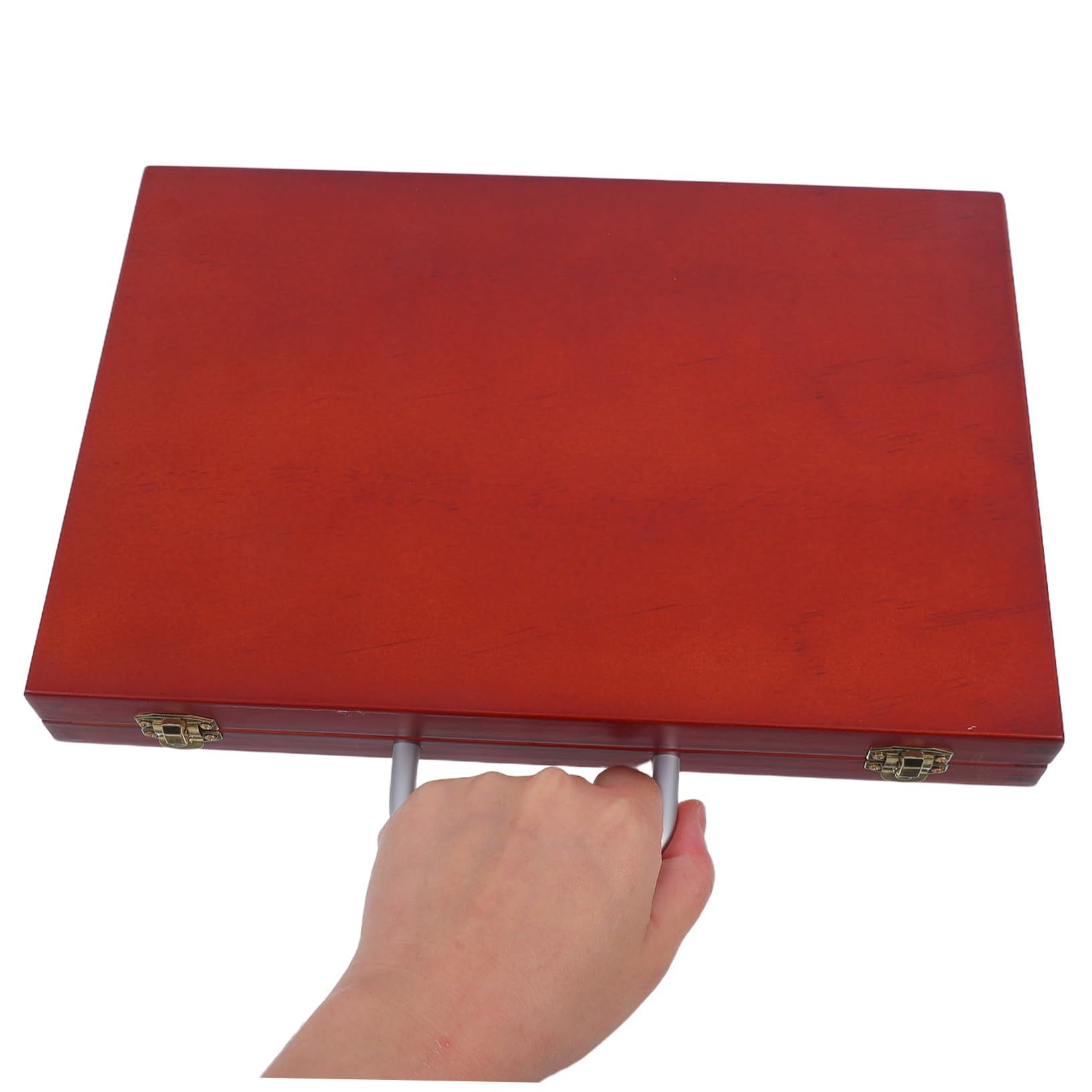 NUOBESTY Boîte de Rangement Bois pour Matériel Art Portable et Multifonctionnel pour Outils de Dessin et Peinture avec Espace Spacieux pour Organisation