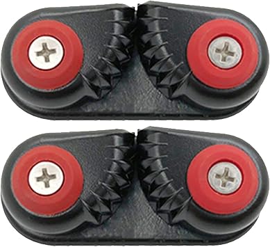 YXYX Kayak Replacement Accessories Kayak Aluminium Cam Cleat Boat Quick Entry Ball Bearing Cam Rope Cleat for Marine Rowing Sailboat Canoe Dinghy Used for Kayak Repair Color 2PC