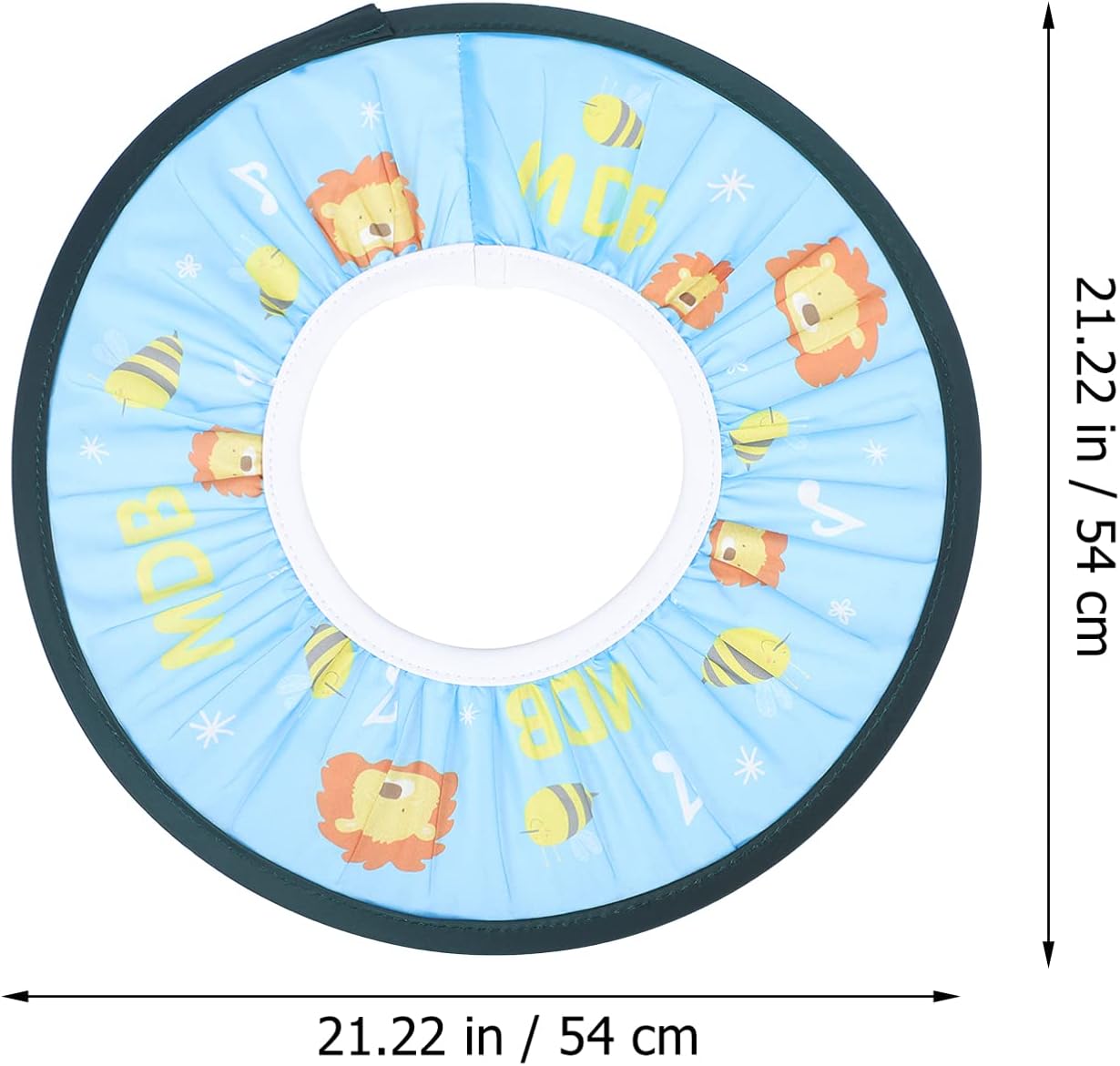 TOYANDONA Bathing Cap TPE Adjustable Kids Shower Cap Shampoo Shower Protection Safety Visor Shield Hat for Children Toddler Showering Washing Hair - Image 3