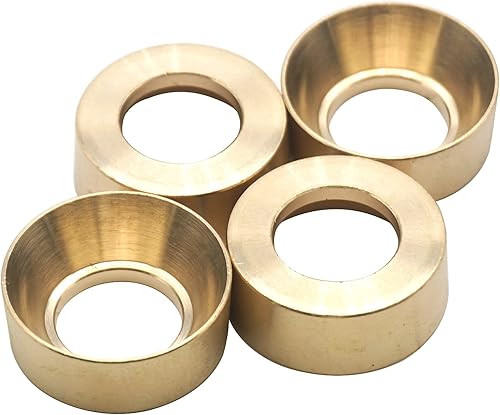 Miniatura 4 de Paquete de 4 pesos de rueda de latón a control remoto, contrapeso, piezas de actualización compatibles con Axial Scx24 90081 AXI00002 124 Crawler Car