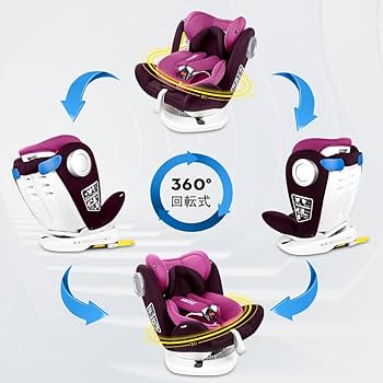 LETTAS チャイルドシート 0か月~12歳頃 (0~36kg) Amazon | LETTAS チャイルドシート 360° 回転式 0か月~12歳頃(0