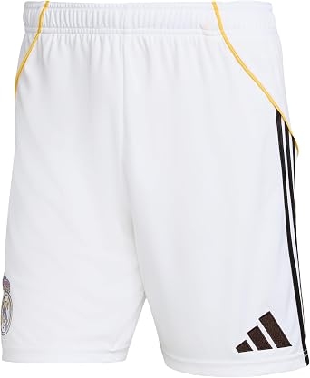 Real Madrid RMD 2025-26 Home Shorts KRN63-JJ1926 Soccer Jersey Pants White Adidas