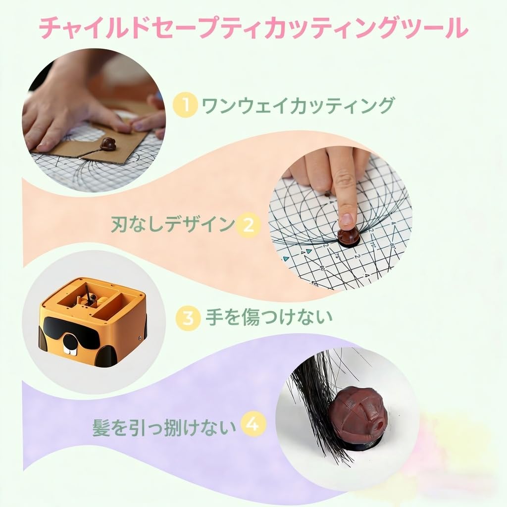 Amazon.co.jp: BEAVERBOT 子供用段ボールカッター、3歳以上の男の子と