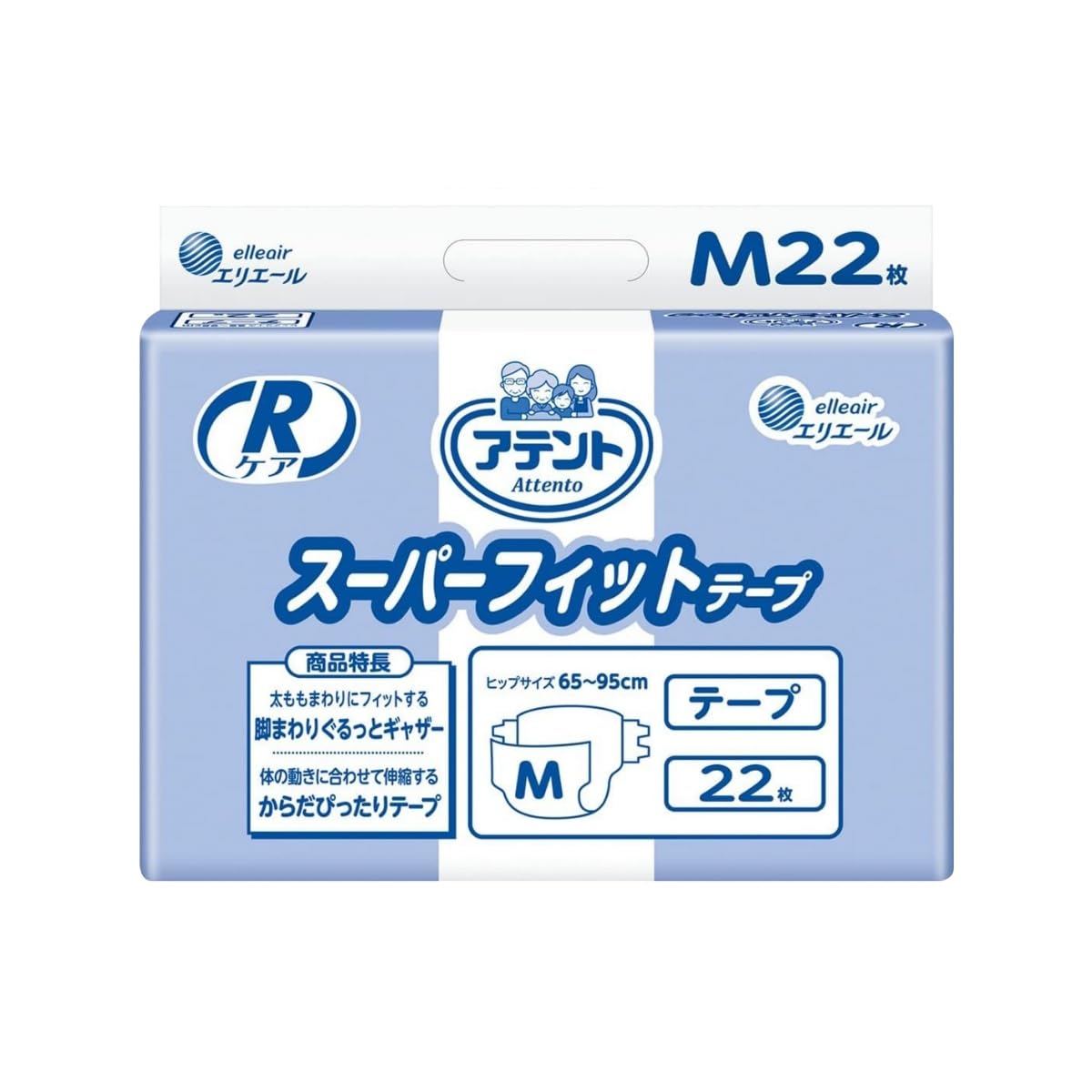 Amazon | 大王製紙 アテント Rケア スーパーフィットテープ Mサイズ 22
