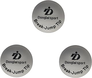 3pcs Packed14mm Billiard Break Cue Tip/Jump Cue Tip,Polymer Material for Durable use, Professional Billiard Accessories for Player