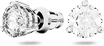 Swarovski Women's Tennis Bracelet and Earring Collection, Rhodium Finish, Clear Crystals