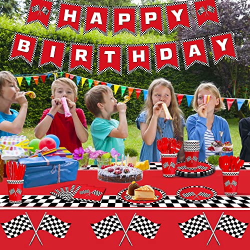 Race Car Birthday Party Supplies Race Car Birthday Party Decorations Race Car Party Plates And Napkins Tablecloth Cars Birthday Party Supplies For Boys Two Fast Wheel Monster Truck Party Supplies #TOP7