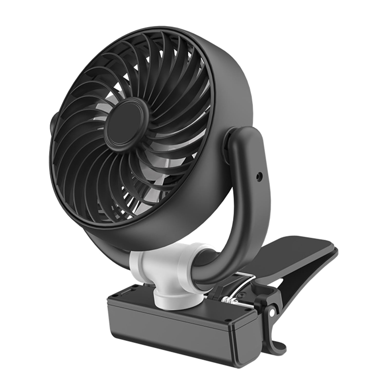 Ljmyy Car Clip Fan With USB Charging And Adjustable Angles Strong Airflows Cooling Fan For Air Vent Mounting In Vehicles