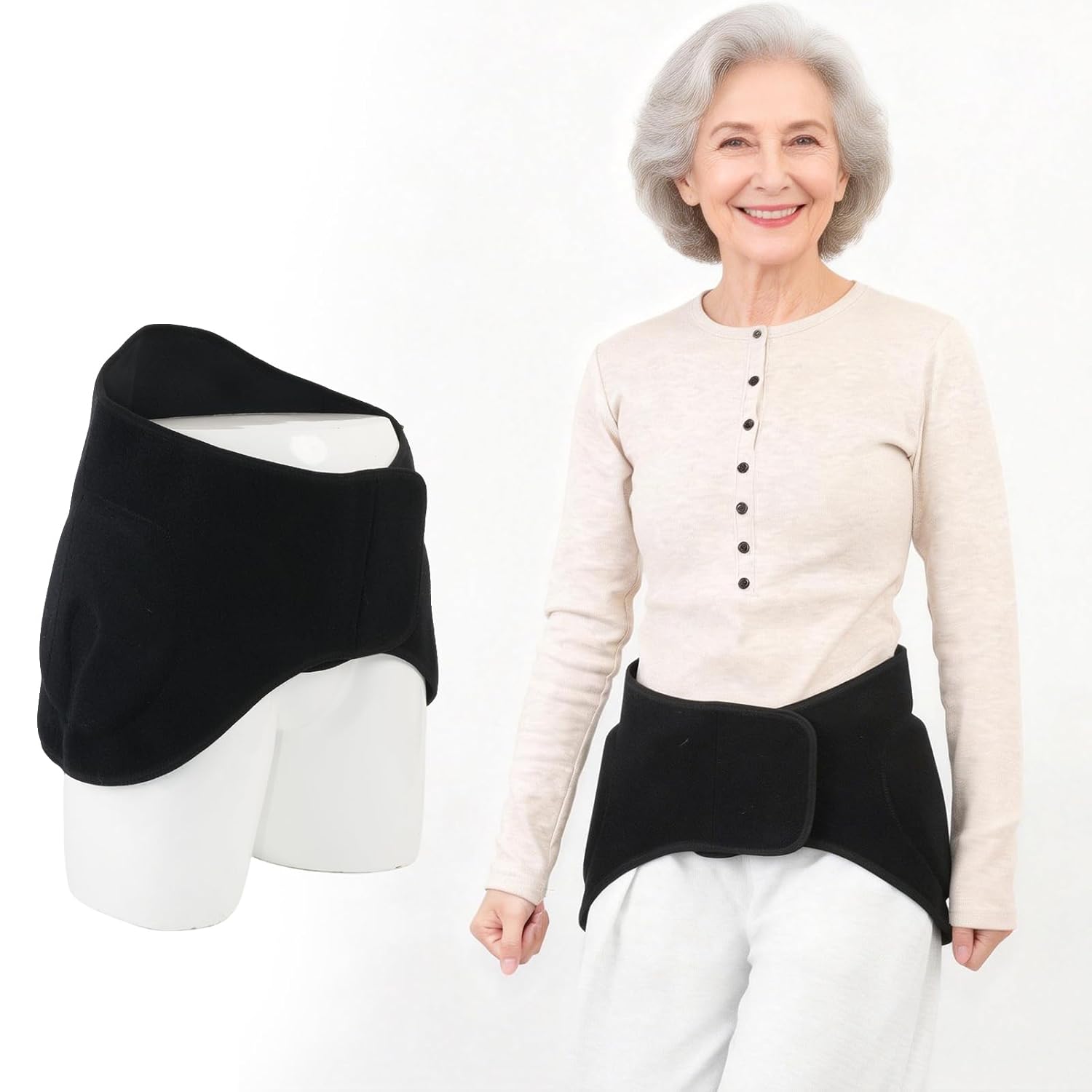 Crash Pants with Hip Pads, Washable Hip Protector Shorts for Elderly Fall Safety, Lightweight Hip Support for Daily Wear and Post-Surgery Rehabilitation