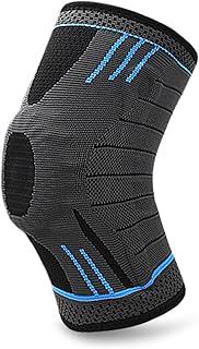 Rodillera deportiva antideslizante para mujeres y hombres, mangas de compresión para correr, entrenamiento, deportes, deportes, protector de almohadilla para el dolor