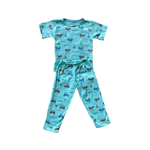 Pijama Manga Curta com Calça Masculino Infantil Menino 02 Ao 16 100% Algodão