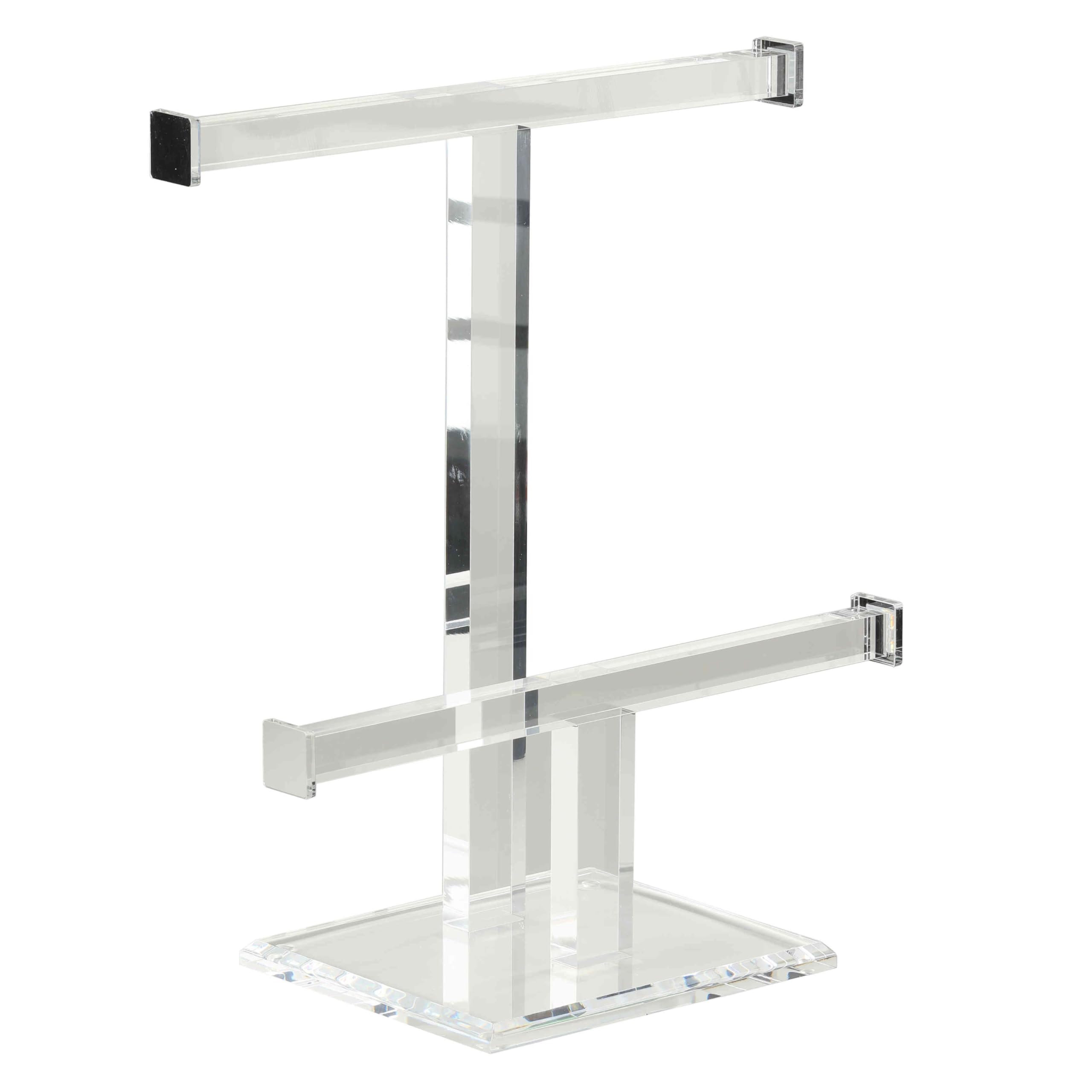 Cortesi Home Tourmaline Acrylic Double Bar Jewelry T Stand