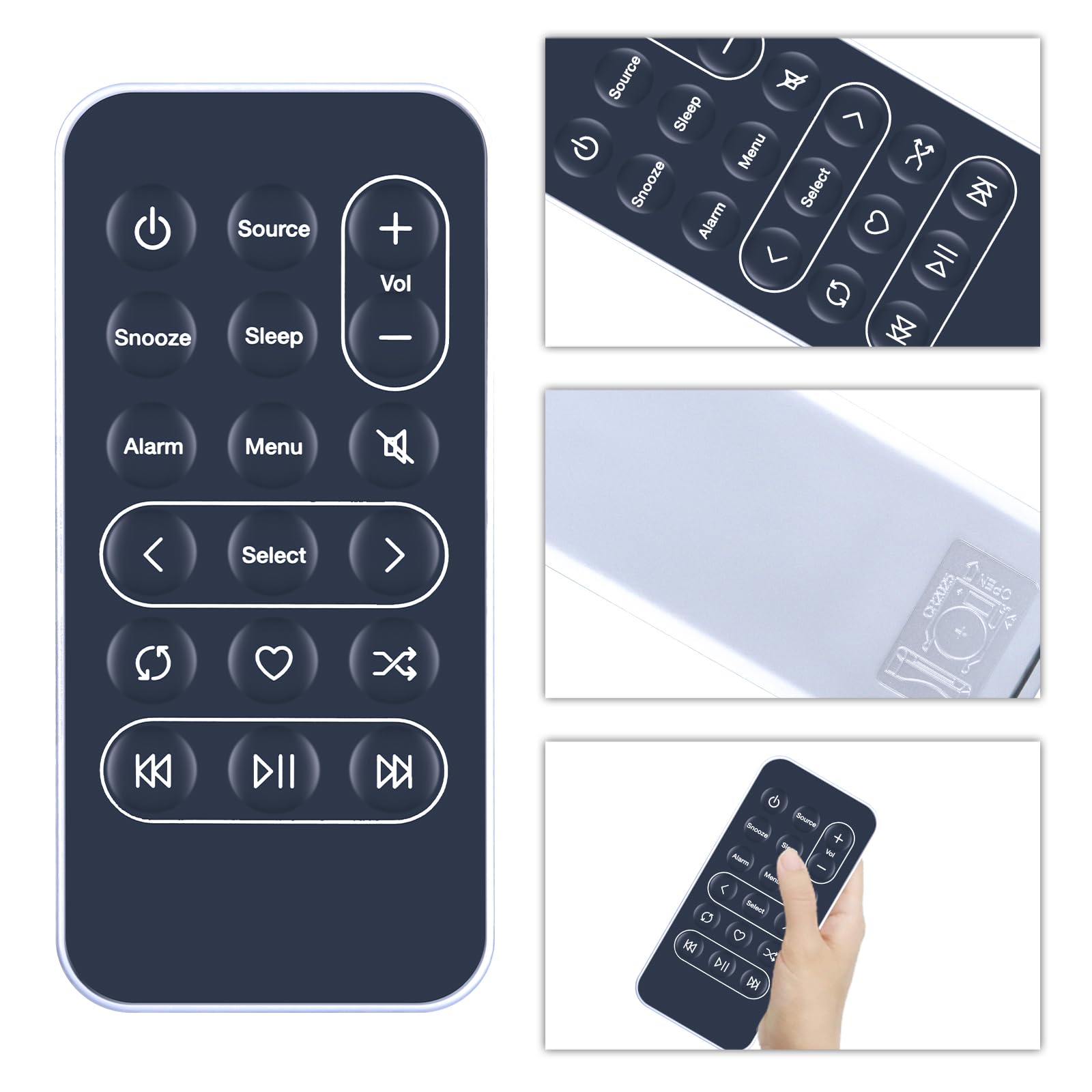 New Replacement Remote Control for PURE Contour 100Di, black - Image 2