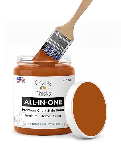 Chalky Chicks Acorn 4 Fl Oz Chalk Paint for Furniture