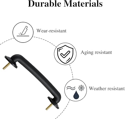 Miniatura 3 de Soporte de sujeción para parabrisas delantero, correa para capó Footman Loop compatible con Jeep Wrangler TJ 1997-2006, Wrangler JK 2007-2018