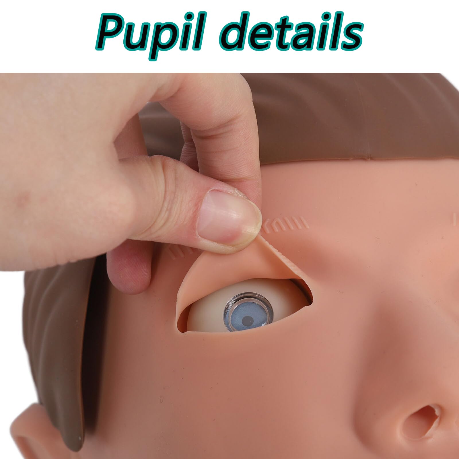 DRXRD Maniquí de Entrenamiento en RCP Maniquíes de Reanimación con Bolsa de Transporte y Tapete para Enseñar Ayuda de Entrenamiento de Emergencia