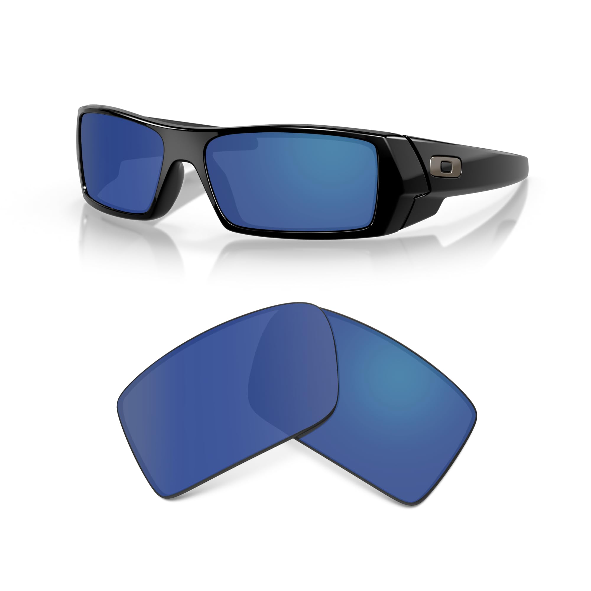 OAKLEY Authentic Gascan OO9014 Replacement Lenses +Bundle Bag+ Bundle Microfiber Pouch -FRAMES NOT INCLUDED