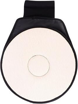 SUPVOX 360 Degree Rotation Car Seat Cushion, Universal Revolving Cushion for Comfortable Driving, Beige Polyester