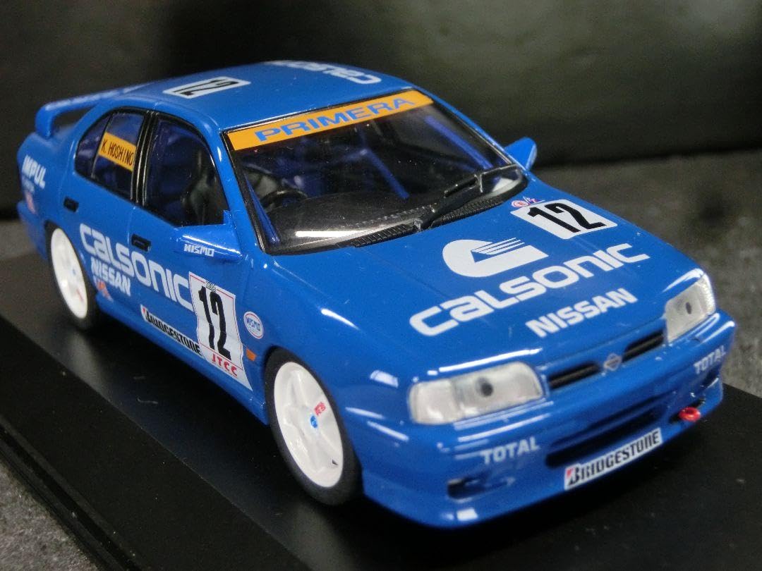 Nissan Kyosho 1/43 Calsonic Primera Hoshino Racing Mini Car, Train
