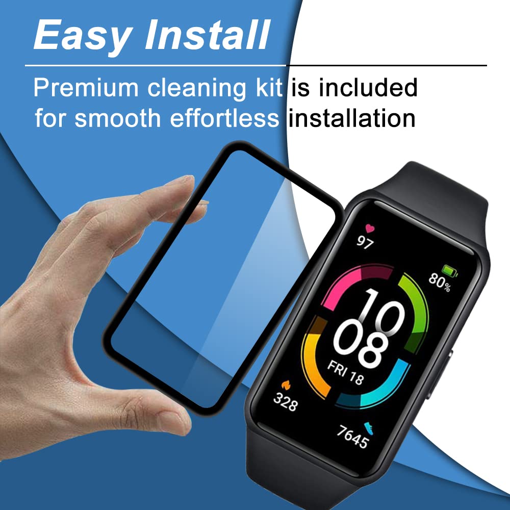 Garmin Forerunner 165 Custodia In Vetro Temperato Per Garmin Vivoactive 5 / Active 5 - Protezione Completa A 360° Per Lo Schermo, Anti-impronte Screen Protector