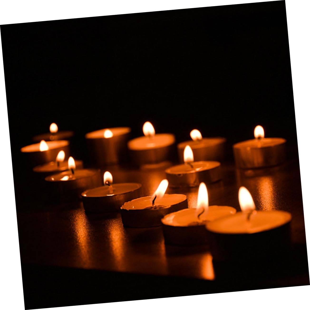 100pcs Smokeless Votive Candles for Weddings and Home Mini Tea Warmers Elegant Round White Candles for Romantic Atmosphere and Special Occasions