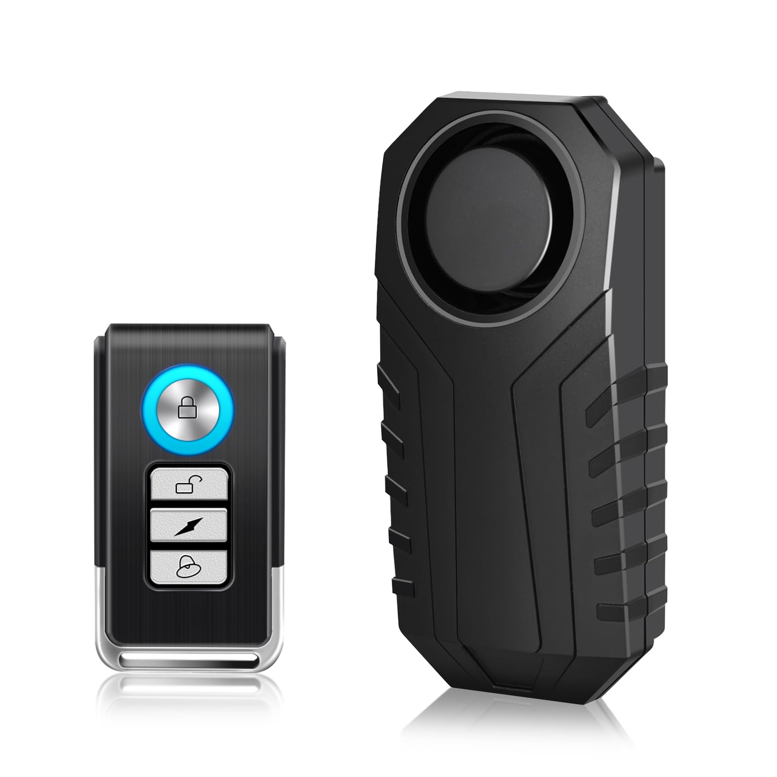 Cruxer Allarme Moto Bicicletta Con Telecomando,Senza Fili Antifurto Bici Impermeabile IP65,113dB, Elettronico, Monopattino Elettrico Auto, Sonoro, Veicoli Porta Finestra