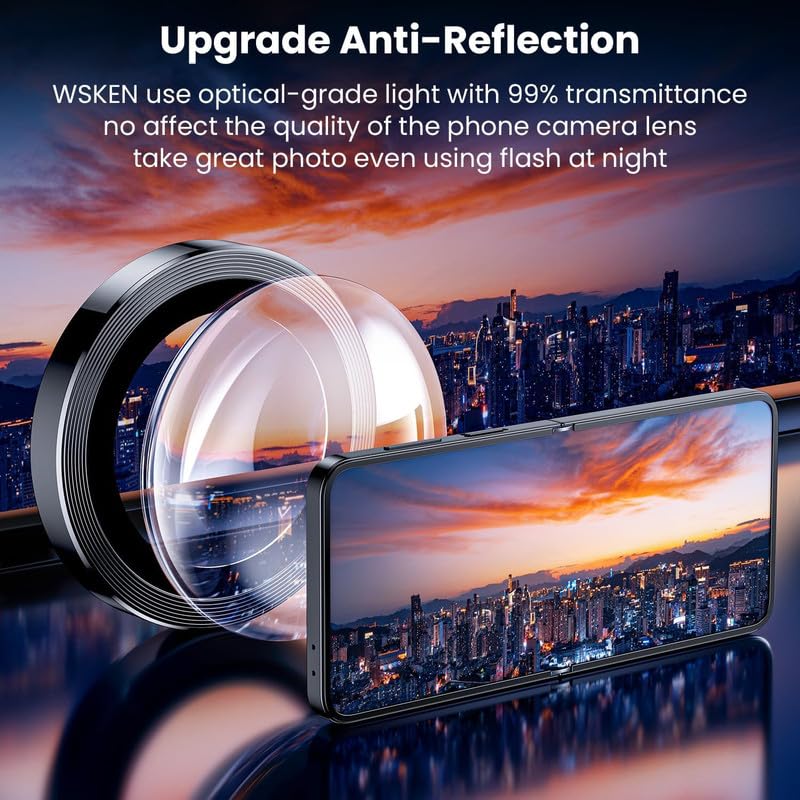 Image of Camera Glass Ring Lens Protector For Realme 15 Pro 5G, 9H Hardness,Full Coverage Camera Metal Ring Ultra-Thin /Clear /Black [Pack Of 1]