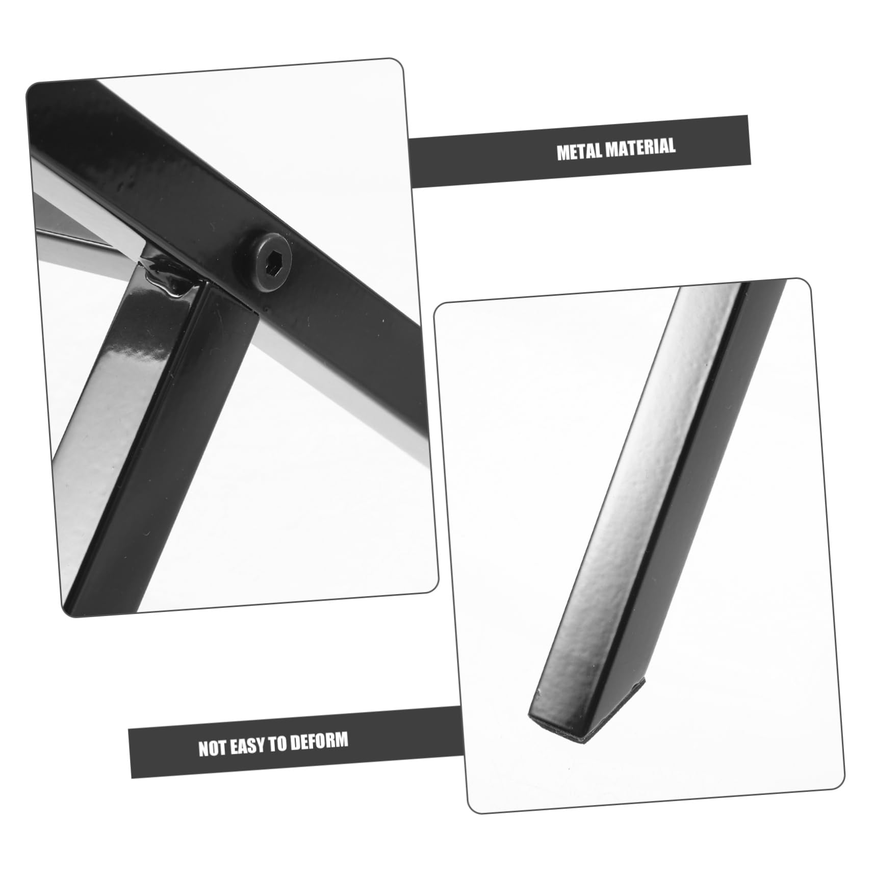 Supporto per Dischi in Vinile in Metallo Nero da Tavolo | Capacità Ampia, per Libri e Forniture da Ufficio, Uso Domestico o Negozio