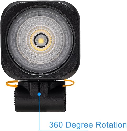 Miniatura 8 de Vaina LED antiniebla redonda superbrillante de 2 pulgadas para motocicleta, haz de inundación de largo alcance blanco frío de 6000 K, carcasa de