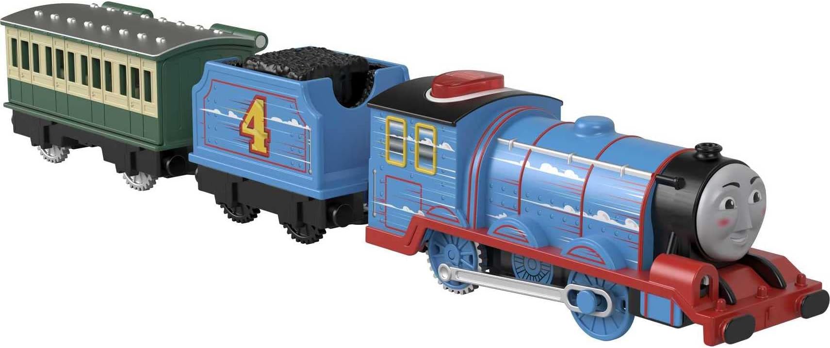 Thomas & Friends Motorized Toy Train Talking Gordon Engine with Sounds Phrases & Coal Tender for Preschool Pretend Play Kids Ages 3+ Years