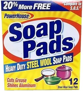 PERSONAL CARE PRODUCTS STL Wool Soap Pad, 0.37 Pound