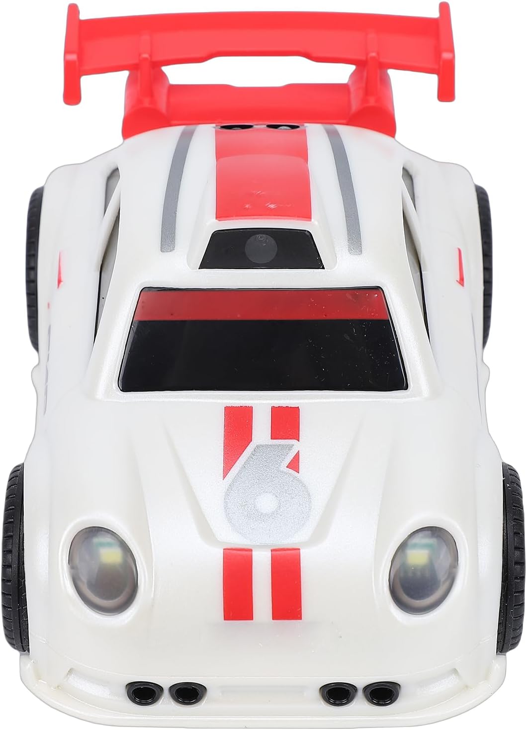 AMONIDA RC Drift Car with Camera, 1080P HD Remote Control Racing Car with LCD Screen AI Visual Tracking Follow Mode Escape Mode RGB Lights Gyroscope Stabilization, for KidsAdults (White)