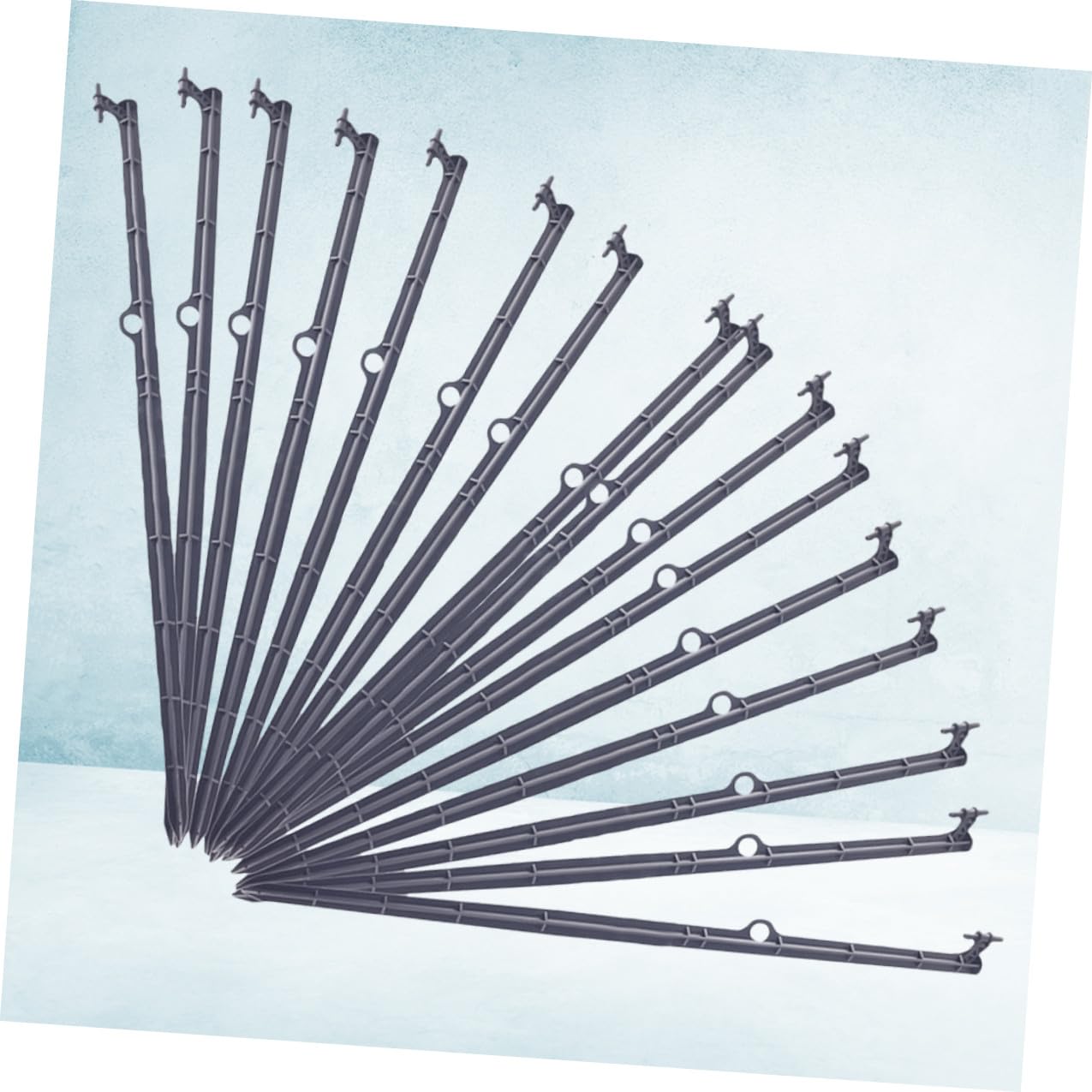 NOLITOY 20 piezas Soporte para Microaspersor de Accesorio para Riego por Goteo Estaca para Jardín Diseño para Insertar Suelo Resistente y Multifuncional para Huerto y Césped