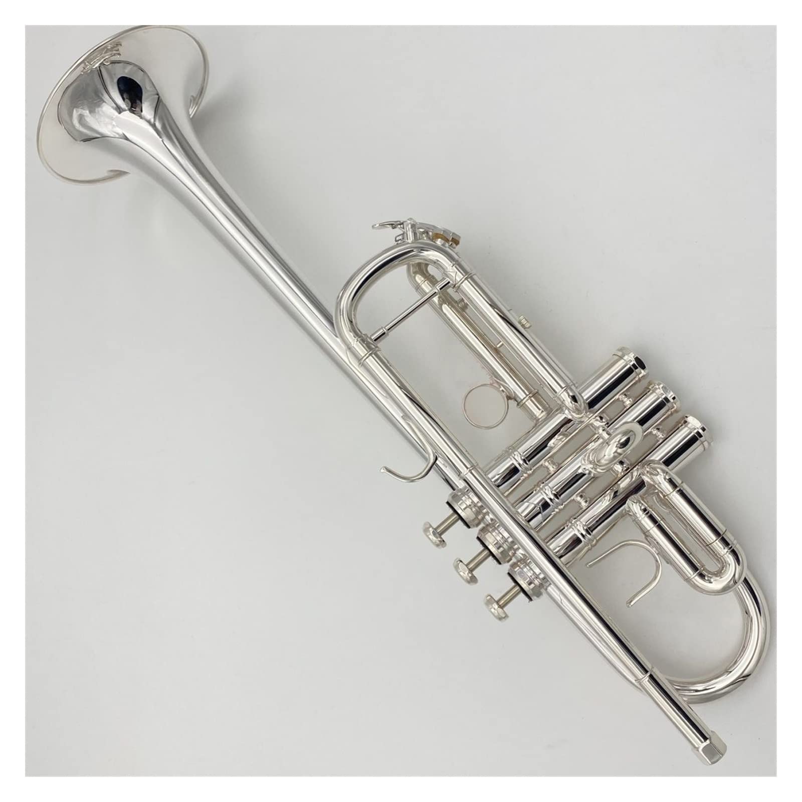 początkujących trąbka Srebrny/pozłacany C-key Profesjonalny Instrument Trąbkowy Początkujący Do Gry Na Instrumencie Dętym Blaszanym Na Poziomie Egzaminu Trąbka (Color : 02)